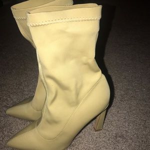 Tan sock boots